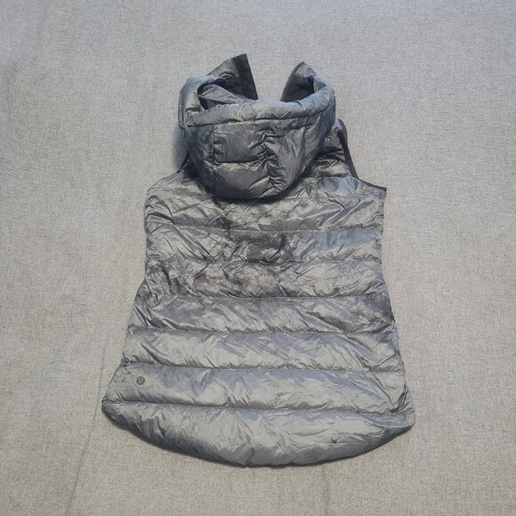 Women's lululemon Pack It Down Diamond Dye Melanite Black Vest - Picture 2 of 7